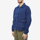 Wax London Men's Trucker Jacket in Indigo