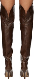 Chloé Brown Eve Thigh High Boots
