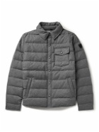 Polo Ralph Lauren - Beckt Quilted Recycled Wool-Blend Down Jacket - Gray