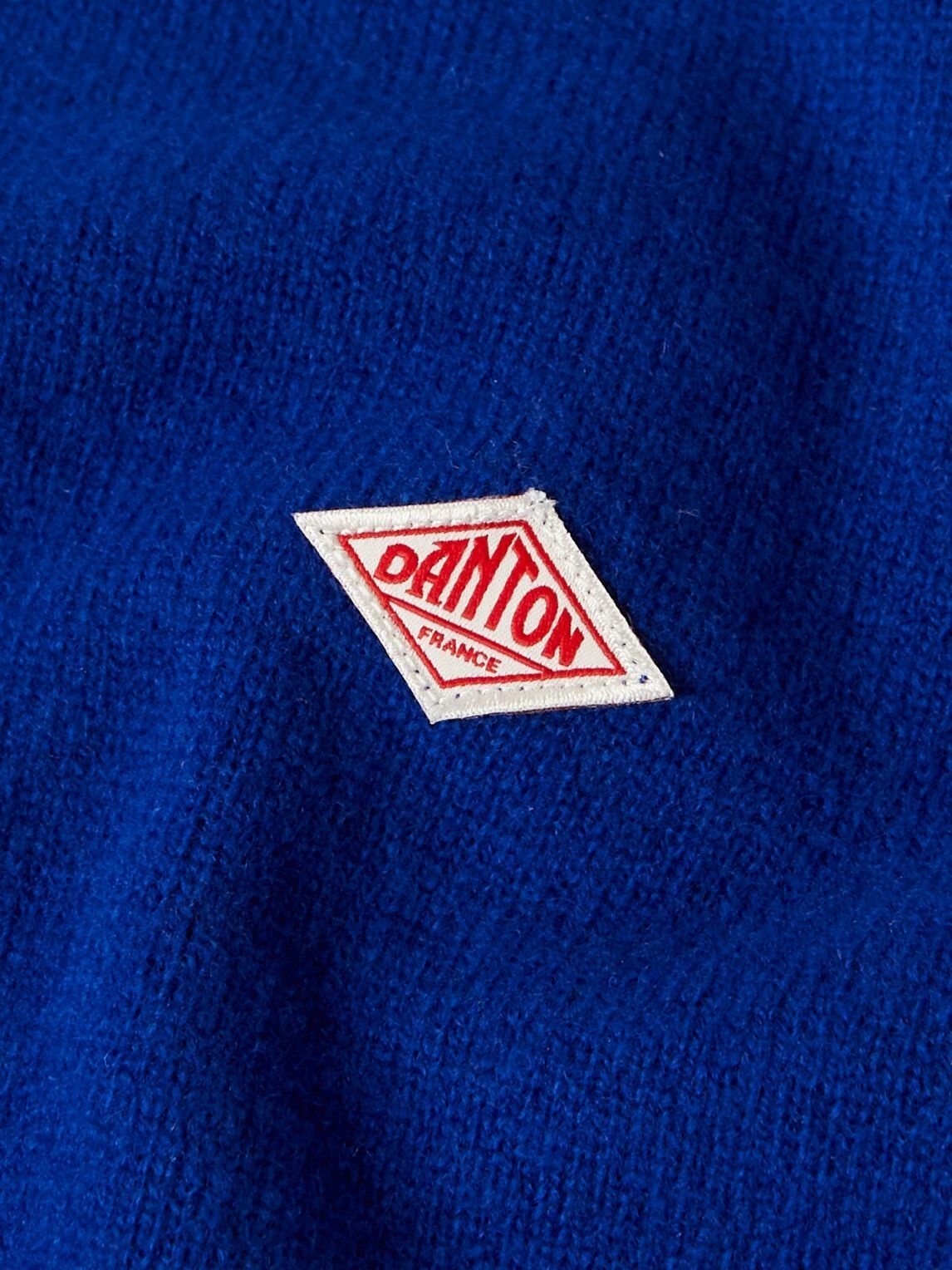 Danton - Logo-Appliquéd Wool Sweater - Blue Danton