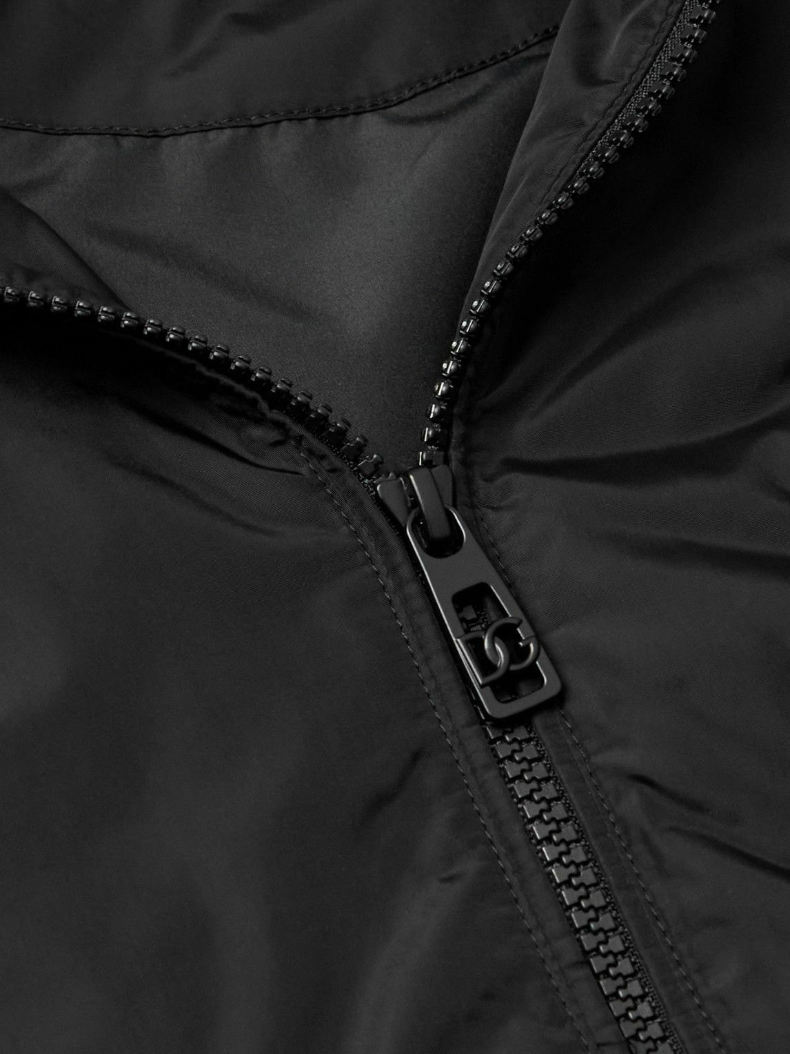 Dolce&Gabbana - Logo-Appliquéd Shell Bomber Jacket - Black
