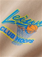 Pasadena Leisure Club - Club Hoops Logo-Print Cotton-Jersey Sweatshirt - Neutrals