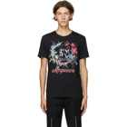 Alexander McQueen Black Skull Floral Crown Print T-Shirt