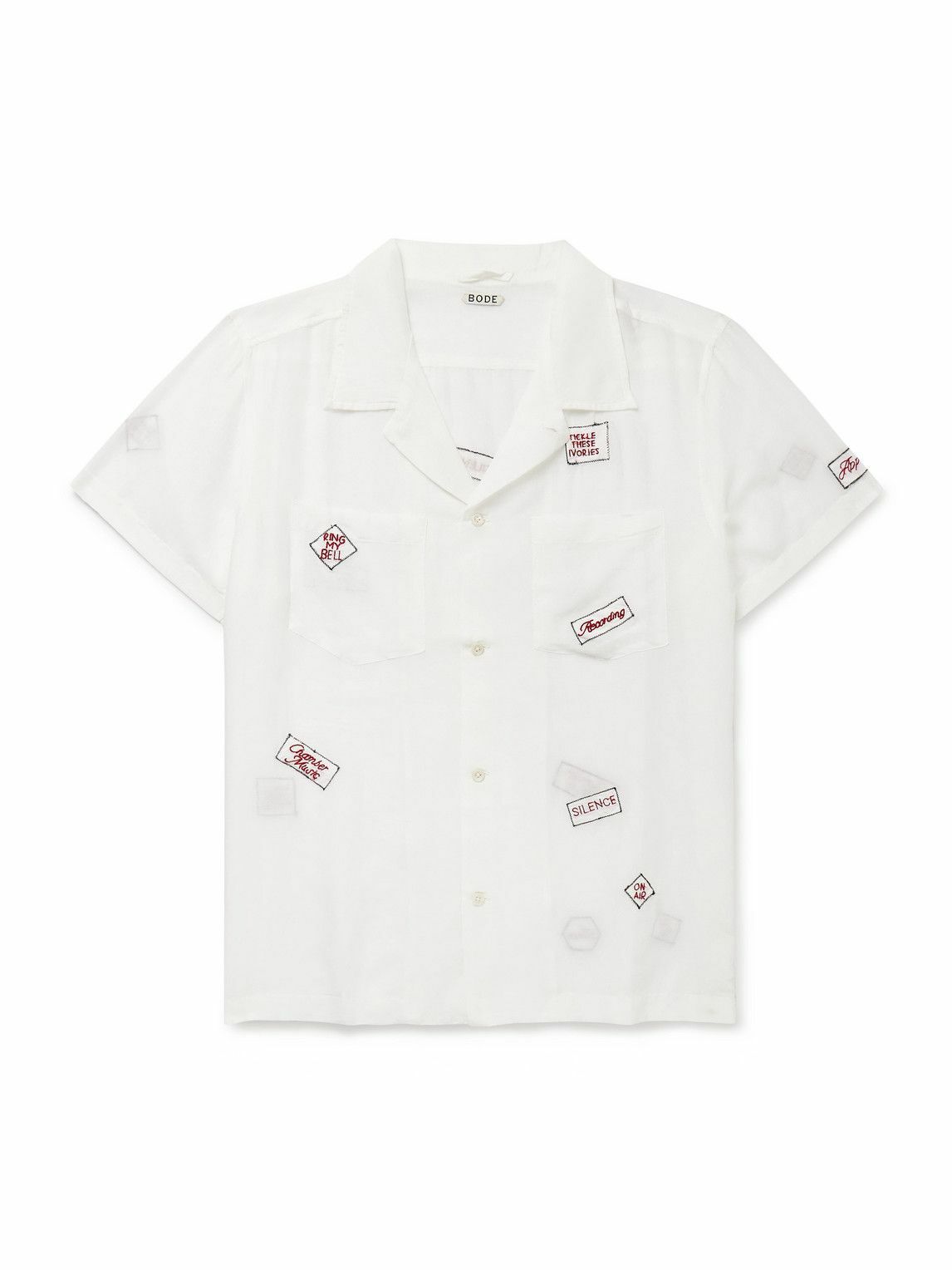 トップス BODE Embroidered linen cotton shirt Bode Embroidered Linen Shirt | italist