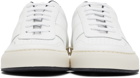 Common Projects White & Black BBall '90 Low Sneakers