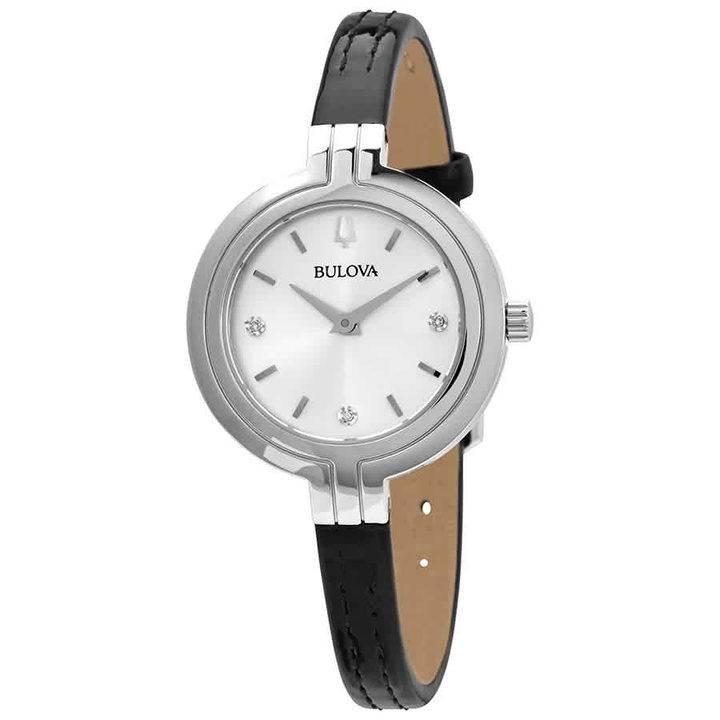 Photo: Bulova Rhapsody Quartz Silver Dial Ladies Watch 96P211