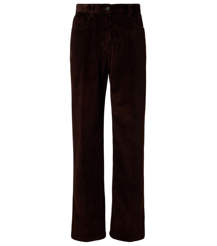 Photo: Miu Miu Cotton corduroy wide-leg pants