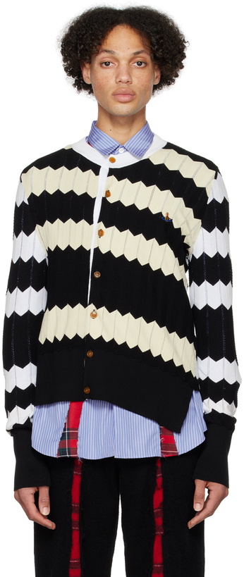 Photo: Vivienne Westwood Black Chevron Cardigan