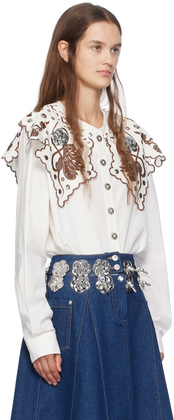 Chopova Lowena White Marlin Shirt