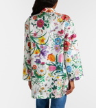 Gucci Floral silk twill shirt
