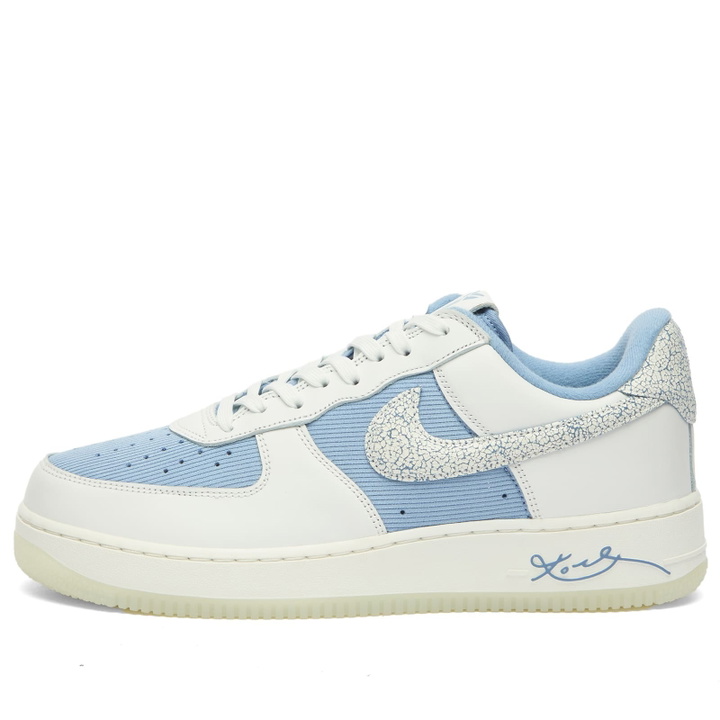 Photo: Nike Air Force 1 Low Protro Sneaker in Blue/White/Gold