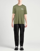 Balmain Mens T-shirt Military in Green