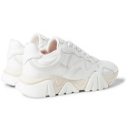 Versace - Squalo Leather Sneakers - White