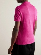 Massimo Alba - Filicudi Slim-Fit Linen-Jersey Polo Shirt - Pink