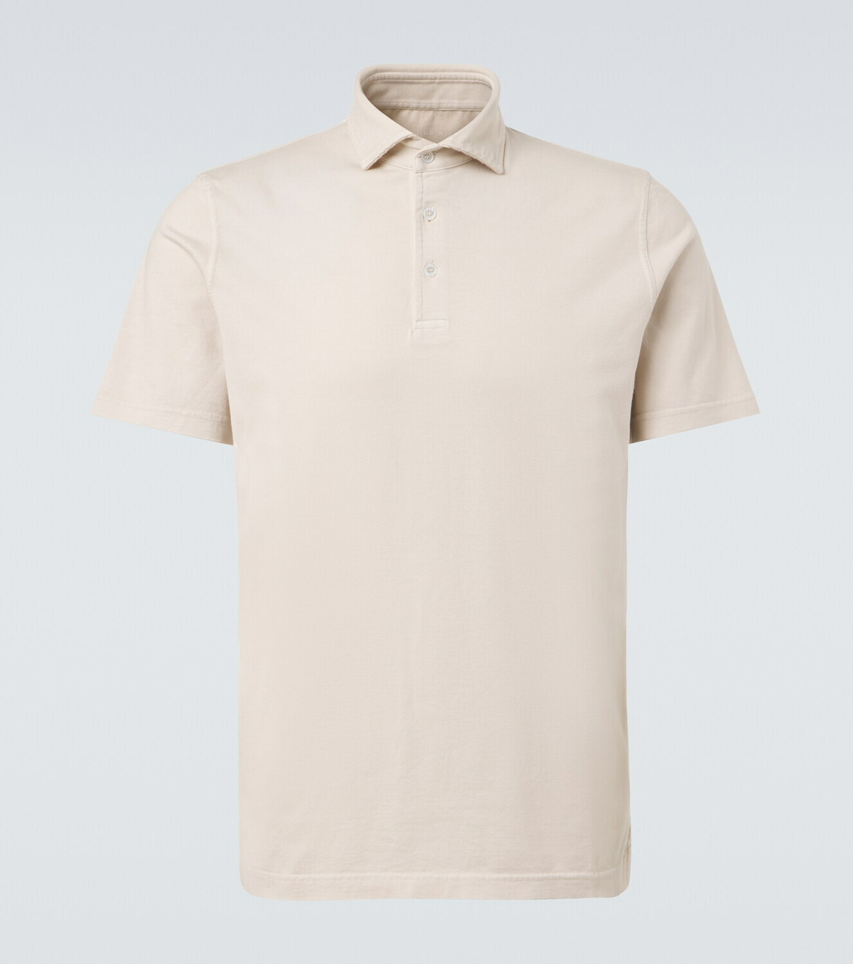 Fedeli Cotton jersey polo shirt