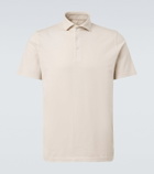 Fedeli Cotton jersey polo shirt