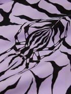 Wacko Maria - Convertible-Collar Printed Voile Shirt - Purple