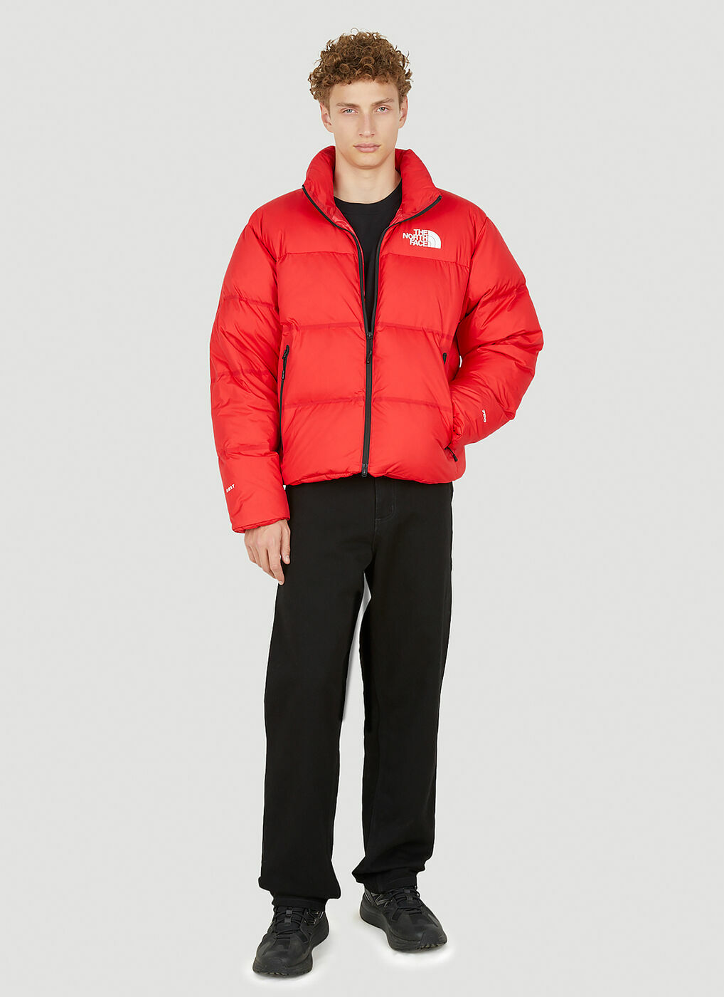 RMST Nuptse Puffer Jacket in Red The North Face