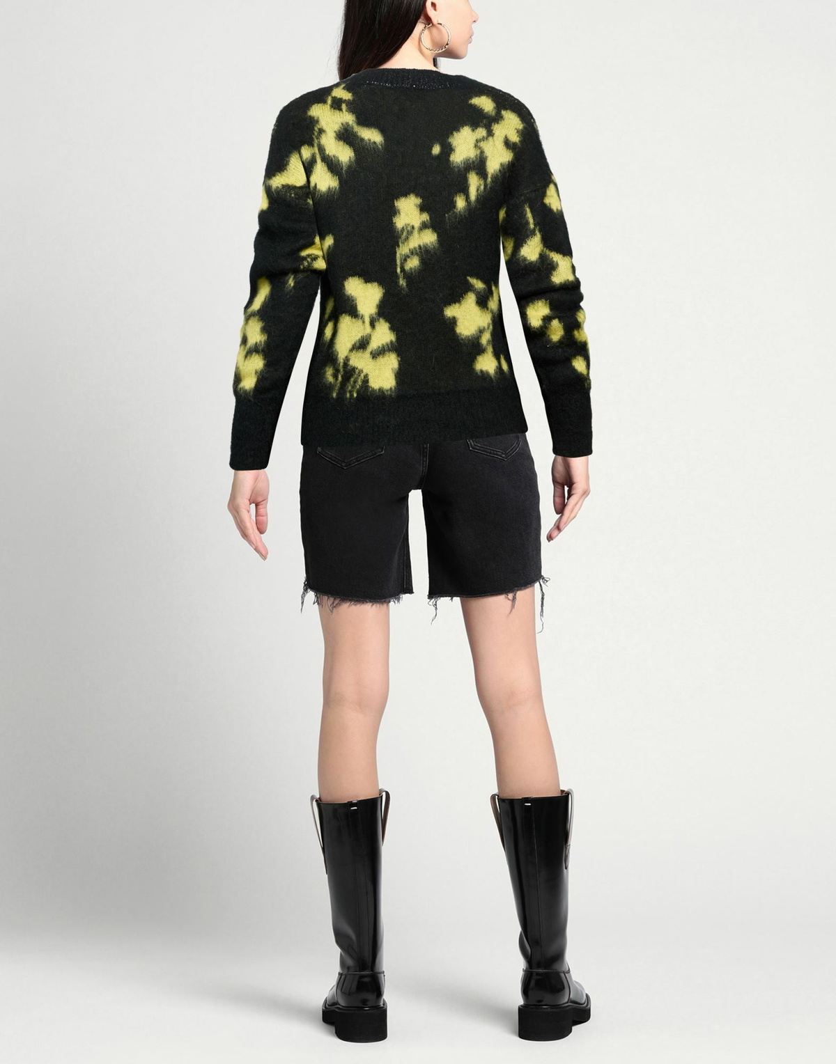 Manila Grace Womens Sweater in Black