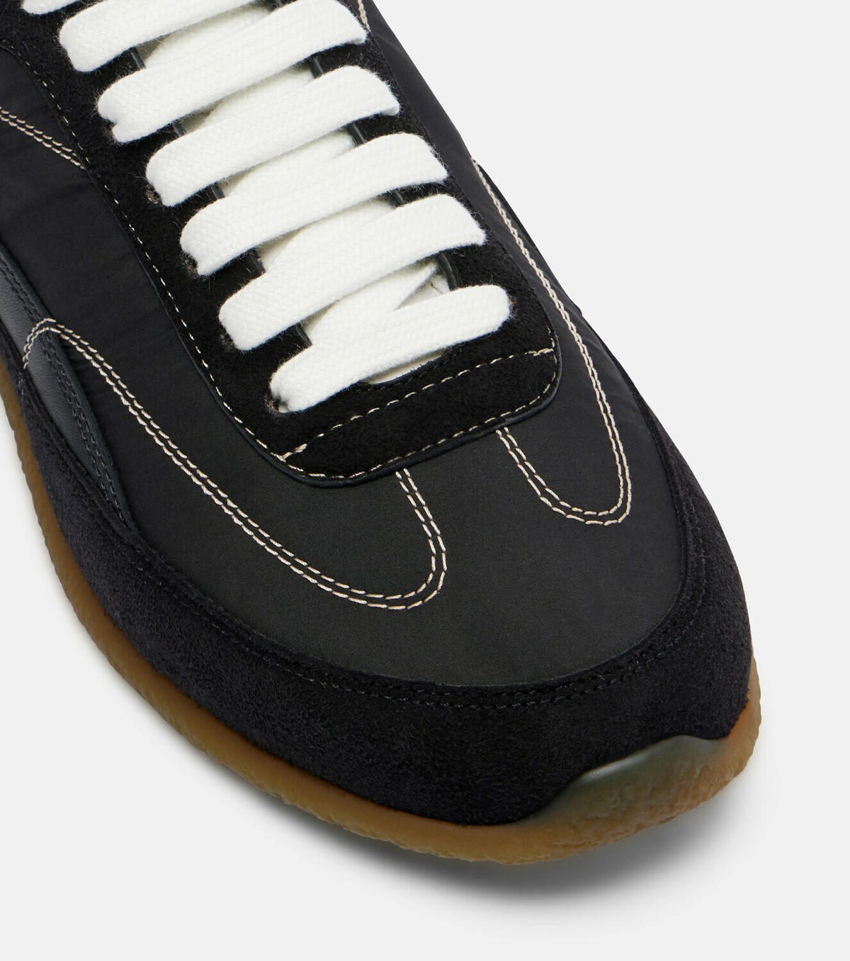 McQueen EC1 suede-trimmed sneakers
