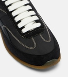 McQueen EC1 suede-trimmed sneakers
