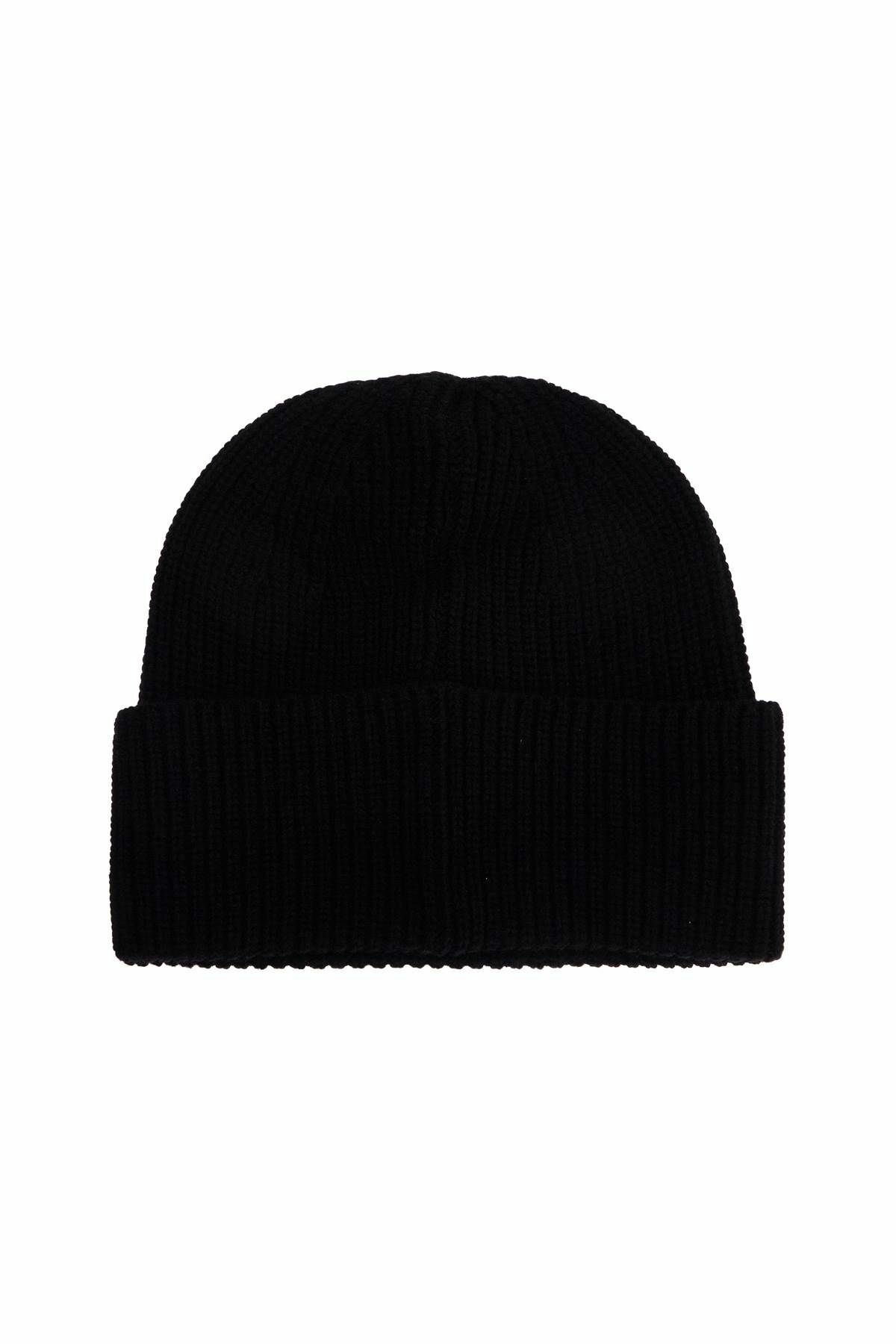 PYRENEX rubber beanie hat Black