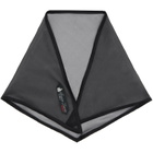 Lanvin Black Silk Organza Triangle Scarf