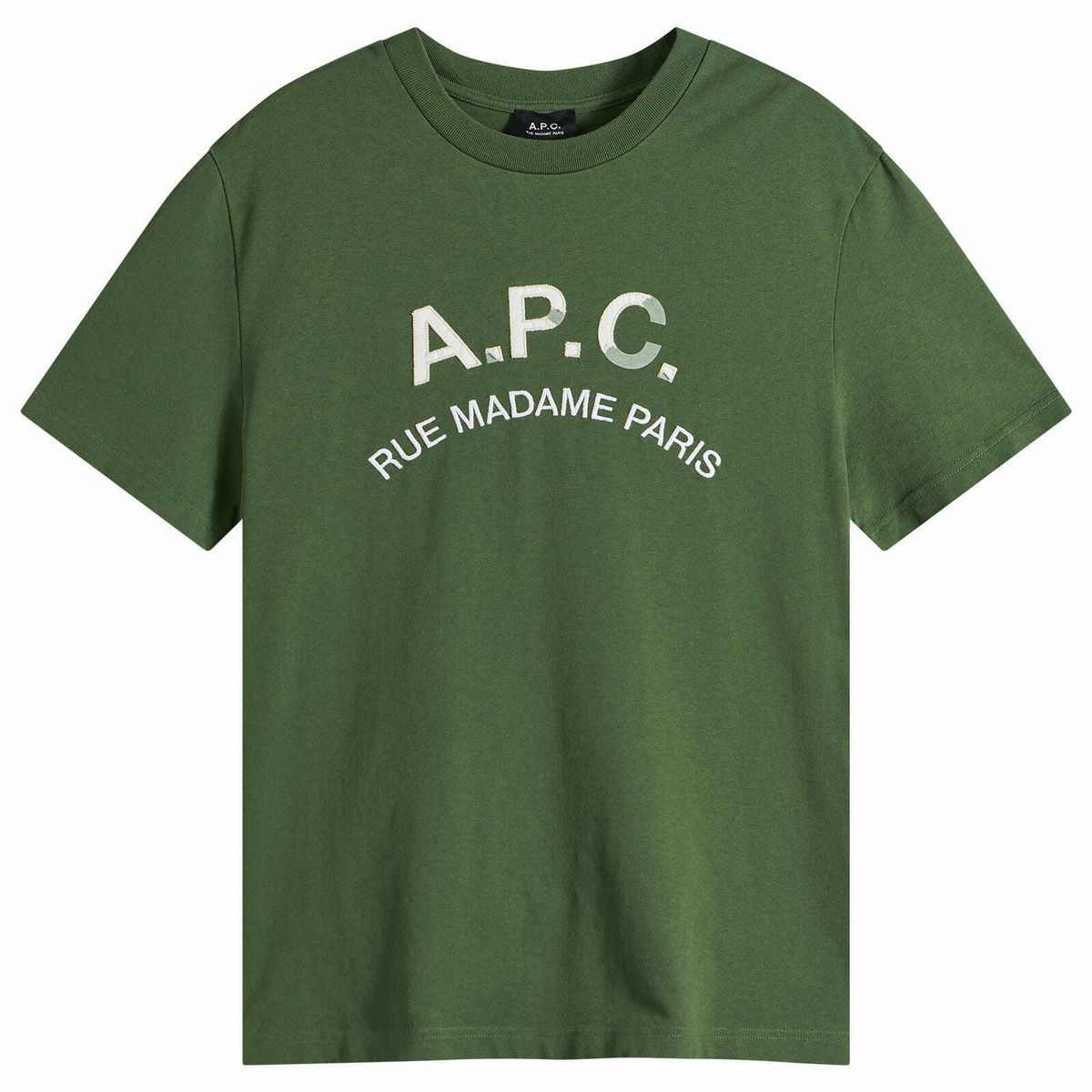 A.P.C. Men's Vintage T-Shirt in Dark Green
