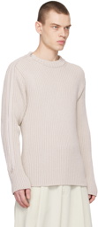 Dries Van Noten Gray Crewneck Sweater