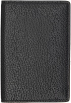 Common Projects Black Textured Wallet