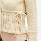 Peachy Den Women's Gabrielle Knit Cardigan in Buttercup