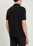 PS Paul Smith Appliquéd Piqué Cotton Polo Shirt Black