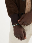 Chopard - Classic Racing Rubber and Silver-Tone Bracelet