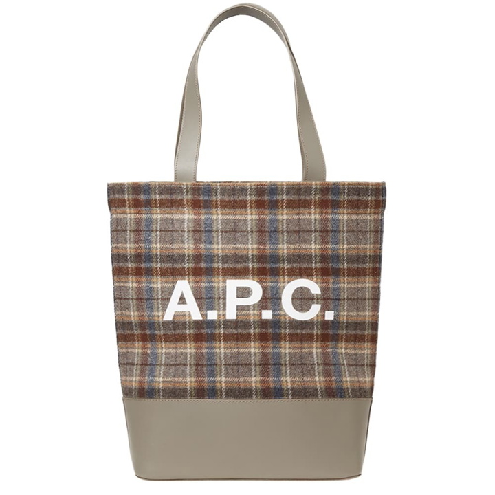 Photo: A.P.C. Axel Check Tote Bag