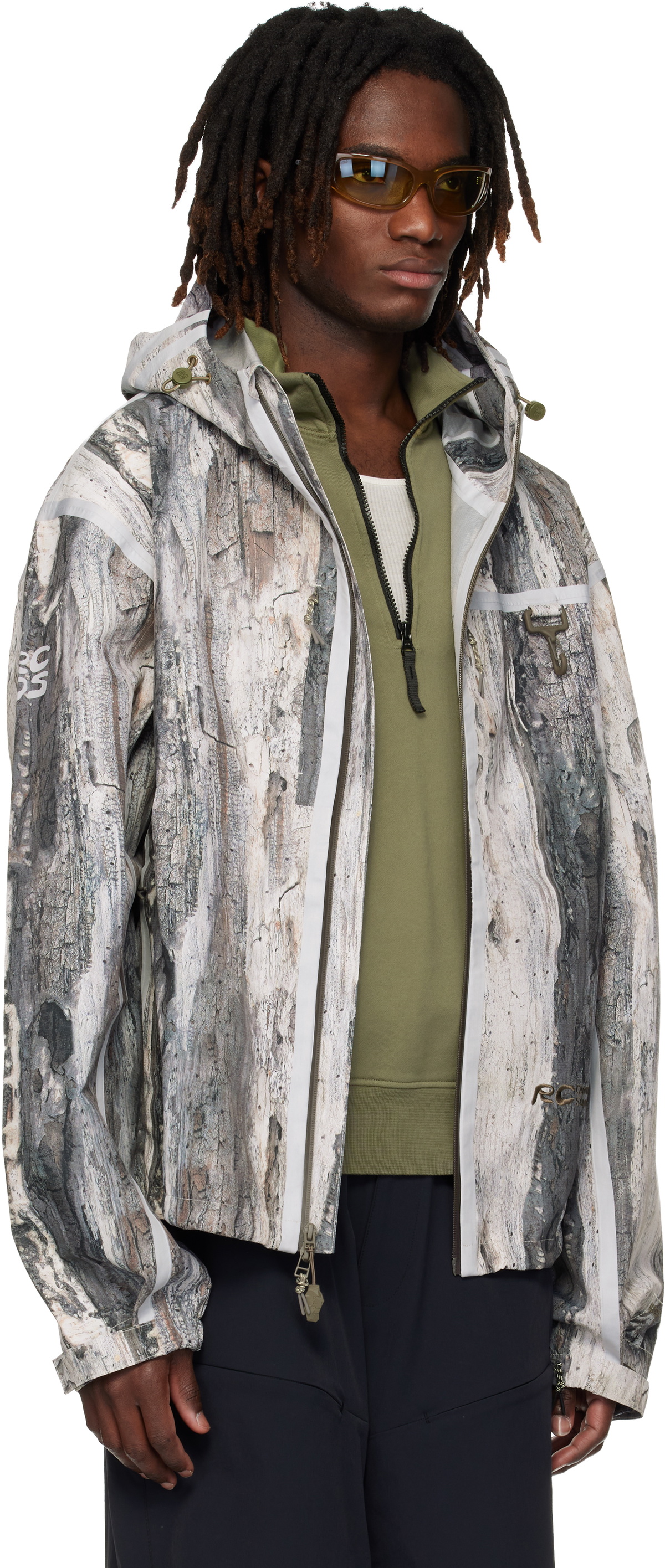 RCOS Beige & Khaki Sequoia Shell Jacket