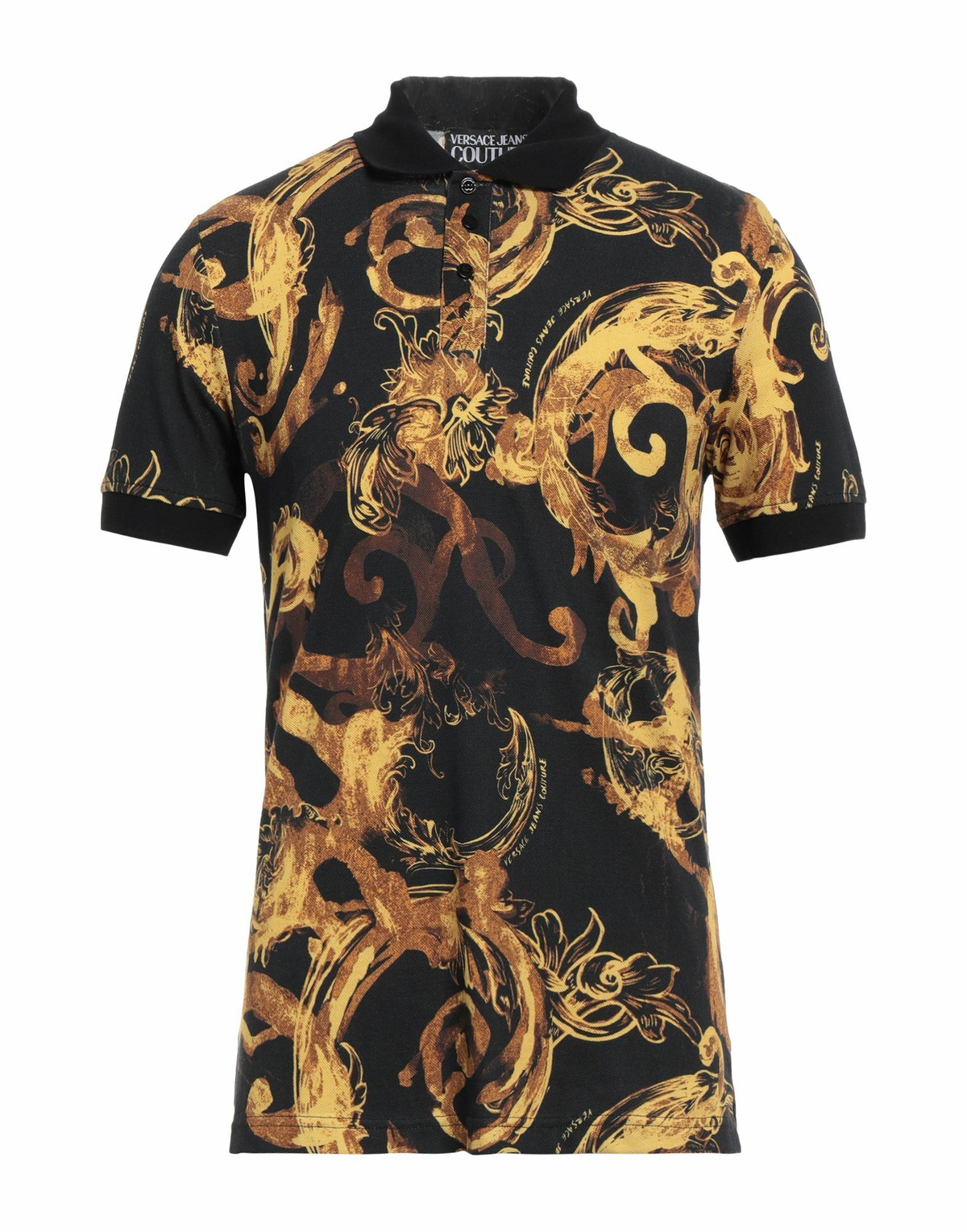 Versace Jeans Couture Mens Polo shirt in Black
