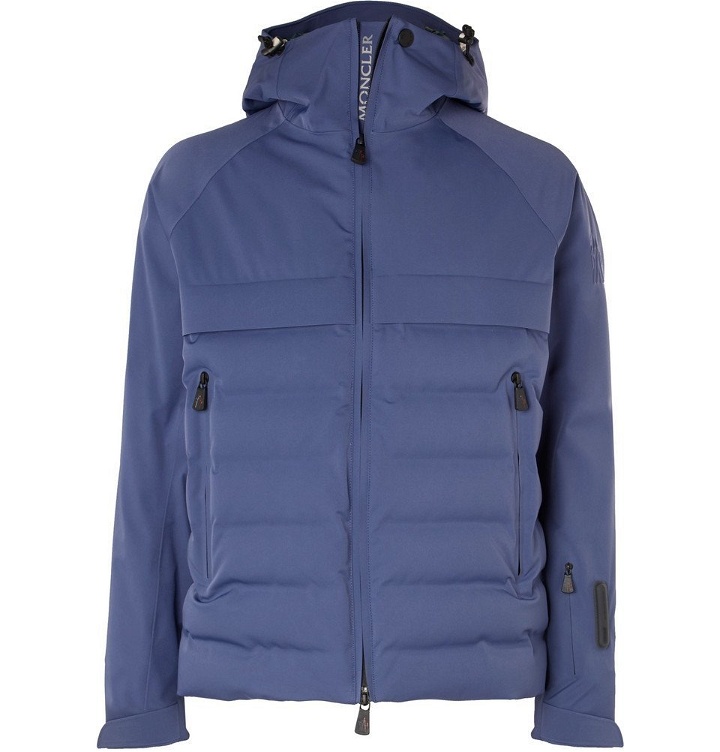 Photo: Moncler Grenoble - Achensee Quilted Stretch-Twill Down Ski Jacket - Men - Blue