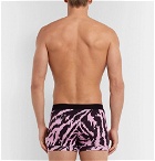 TOM FORD - Zebra-Print Stretch-Cotton Jersey Boxer Briefs - Pink