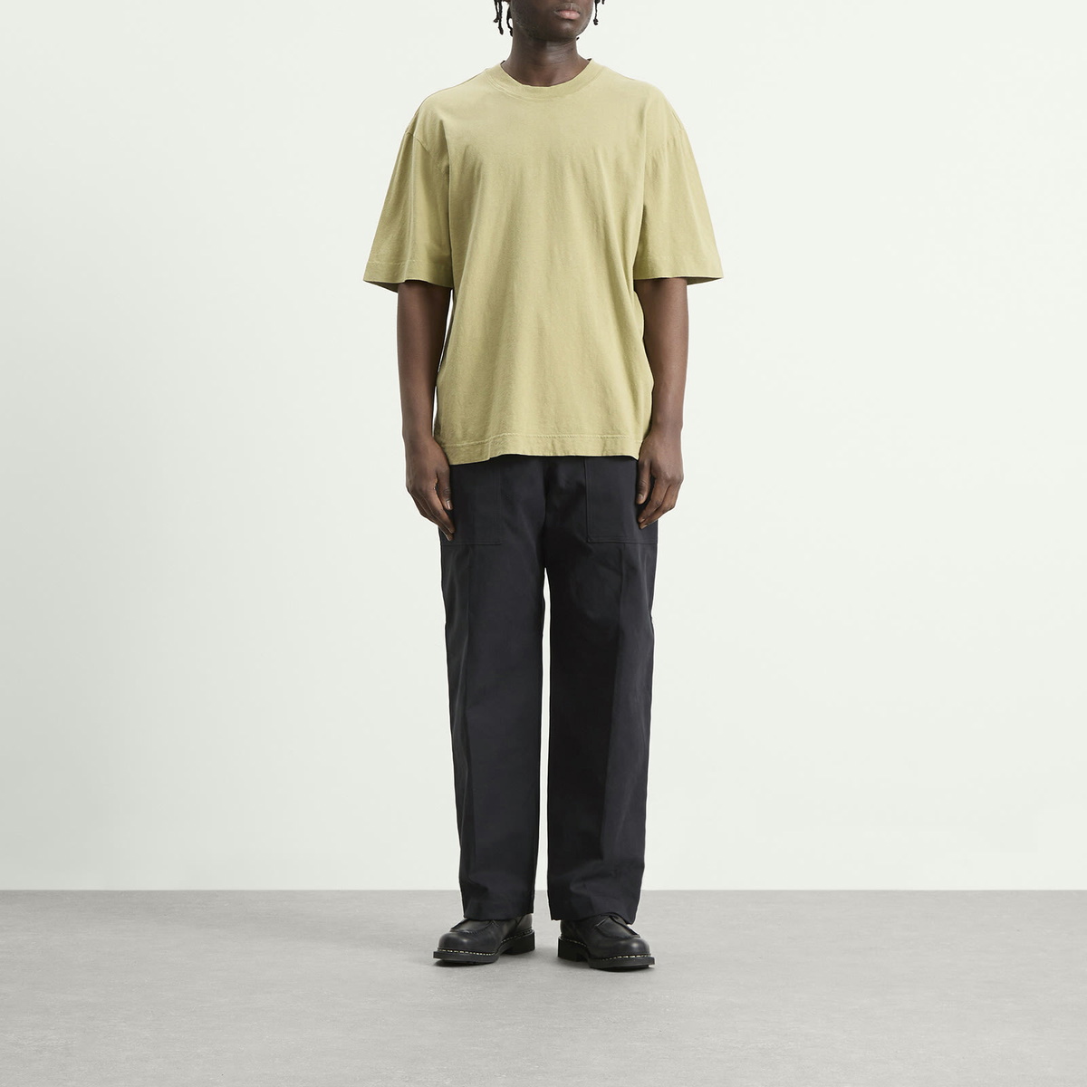 MHL by Margaret Howell Men's Simple T-Shirt in Pale Green MHL by