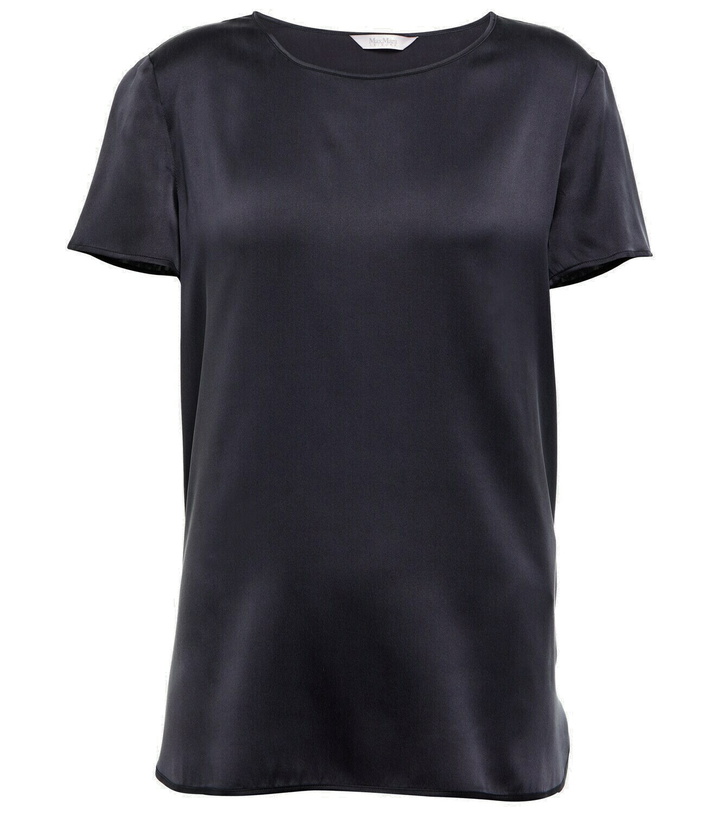 Photo: Max Mara - Leisure Cortona silk-blend top