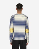 Stripe Jersey Crew Longsleeve T Shirt