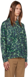 Meryll Rogge Green Leopard Sweater