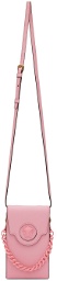 Versace Pink 'La Medusa' Phone Bag