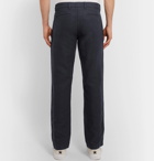 NN07 - Karl Slim-Fit Tapered Linen Trousers - Navy