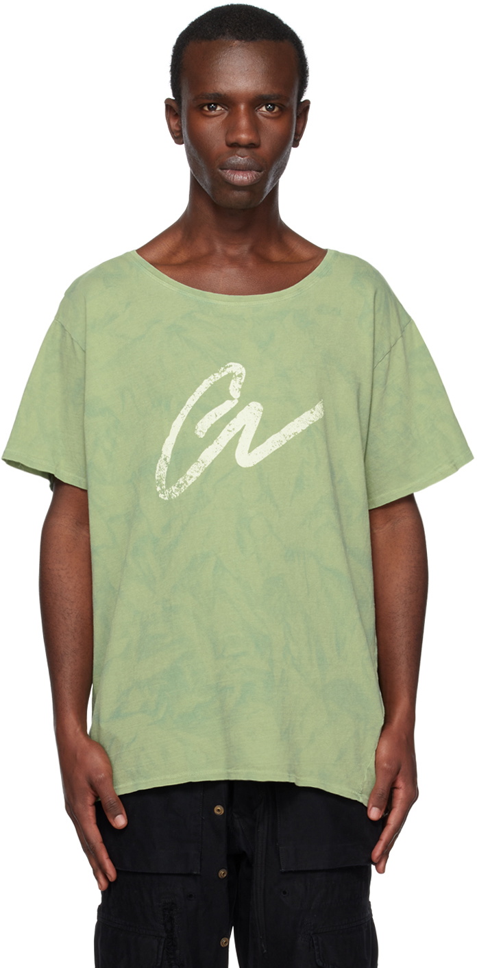 Greg Lauren Green 'GL' T-Shirt Greg Lauren