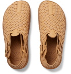 Malibu - Latigo Woven Faux Suede Sandals - Tan