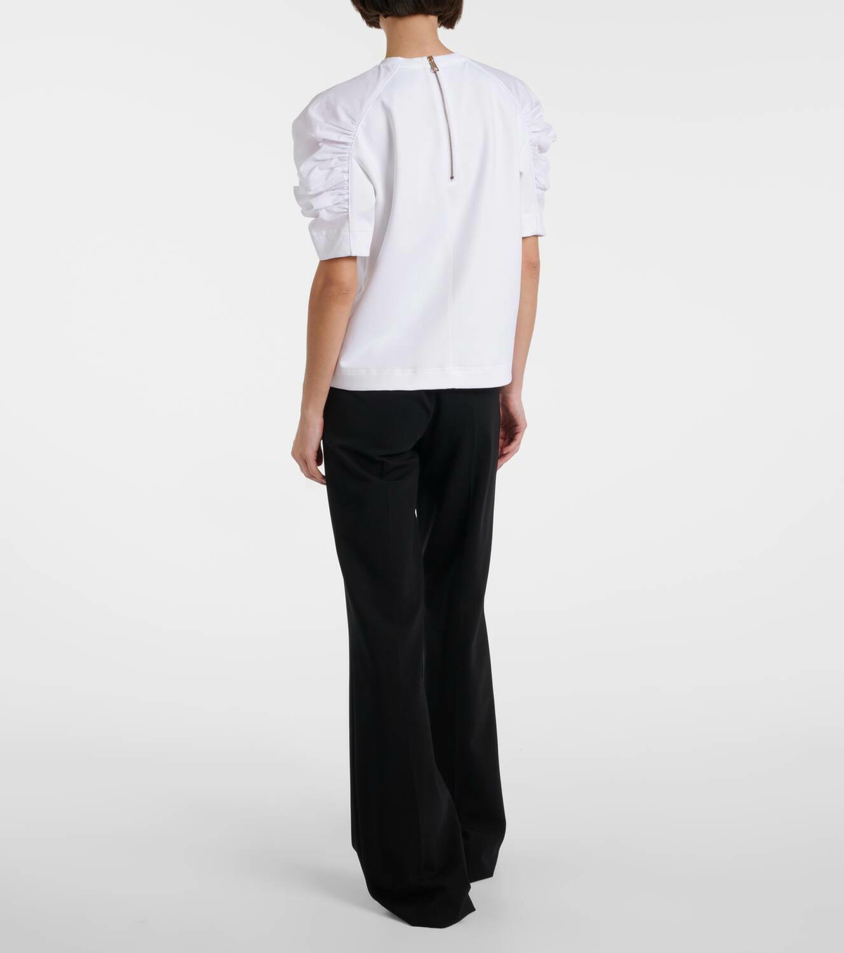 シック★ Max Mara Mantide ruched jersey T-shirt Max Mara Mantide ruched jersey T-shirt Max Mara