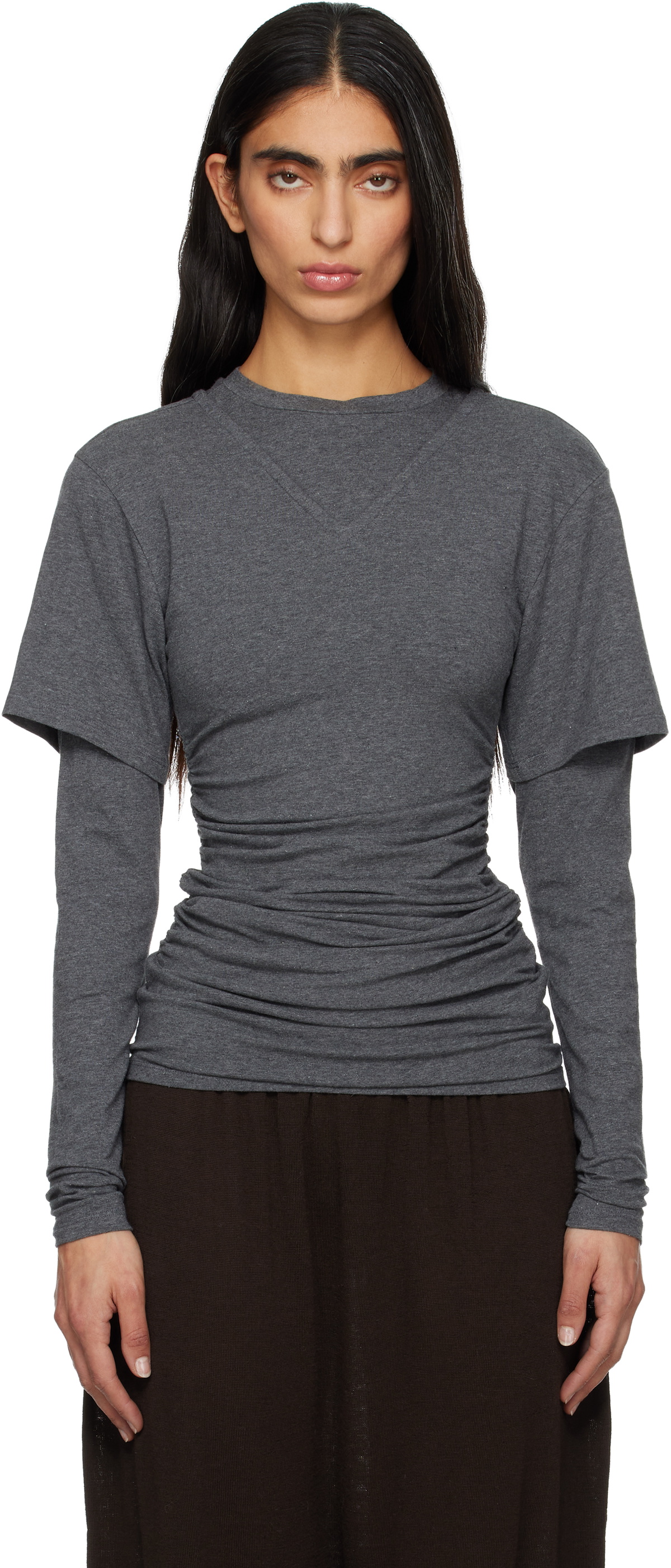 Paloma Wool Blue & White Loana T-shirt Paloma Wool