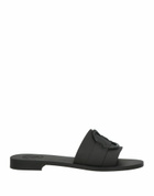 Moncler Womens Sandals in Black