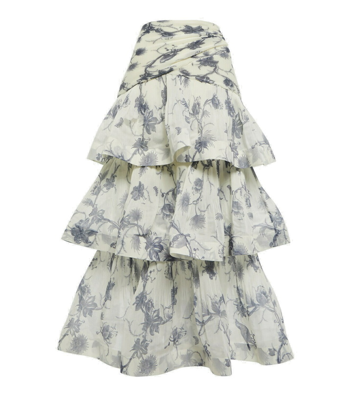 Photo: Zimmermann - Keira floral maxi skirt